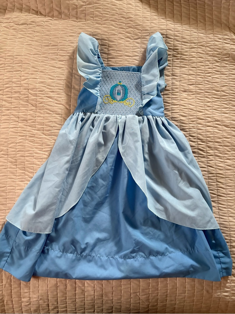 Smock Candy Cinderella Princess Dress Kids Gown